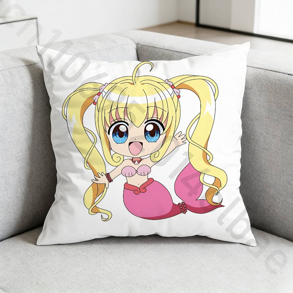 MMermaid Melody Pichi Pitch Pins pillow cover living room sofa cushion cover bedroom room bed pillow cover home decoration