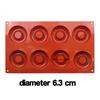 Food Grade Silicone Donut Chocolate Mold Silicone Donut Mold Maker Cake Maker Mold Desserts Baking Tools