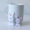 Three Loves Cloth Stickers, Cute Rabbit Clothes, Decorative Patterns, Pants, Bags, Holes, Cloth Patches, Embroidery Repair Subsidies
