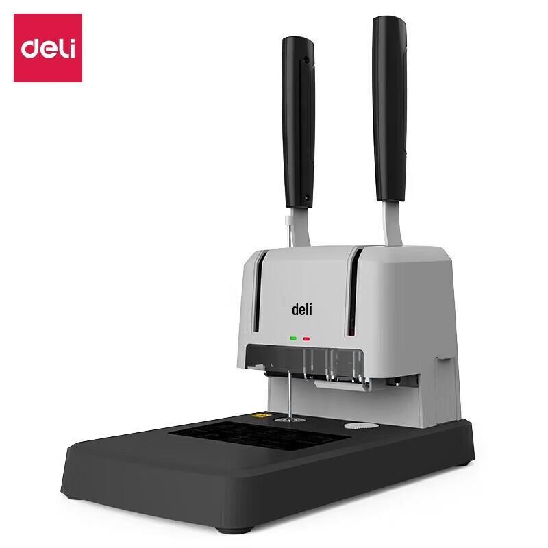 Deli D844 Manual Financial Binding Machine CN plug (adapter included)