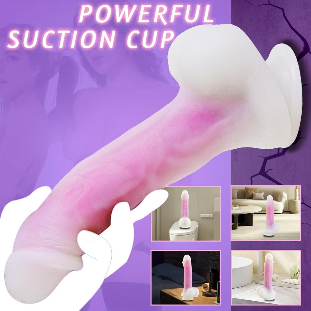 Vkládací dildo Vibrační erotické hračky se 3 režimy vkládání a 10 režimy vibrací a vyhřívání Dálkové ovládání análního stimulátoru G-Spot Dildo pro dospělé