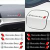 4PCS Car Door Handle Sline Badge Decoration Sticker Auto Applique Accessories for Mercedes Benz W211 W204 W210 W203 CLA GLA