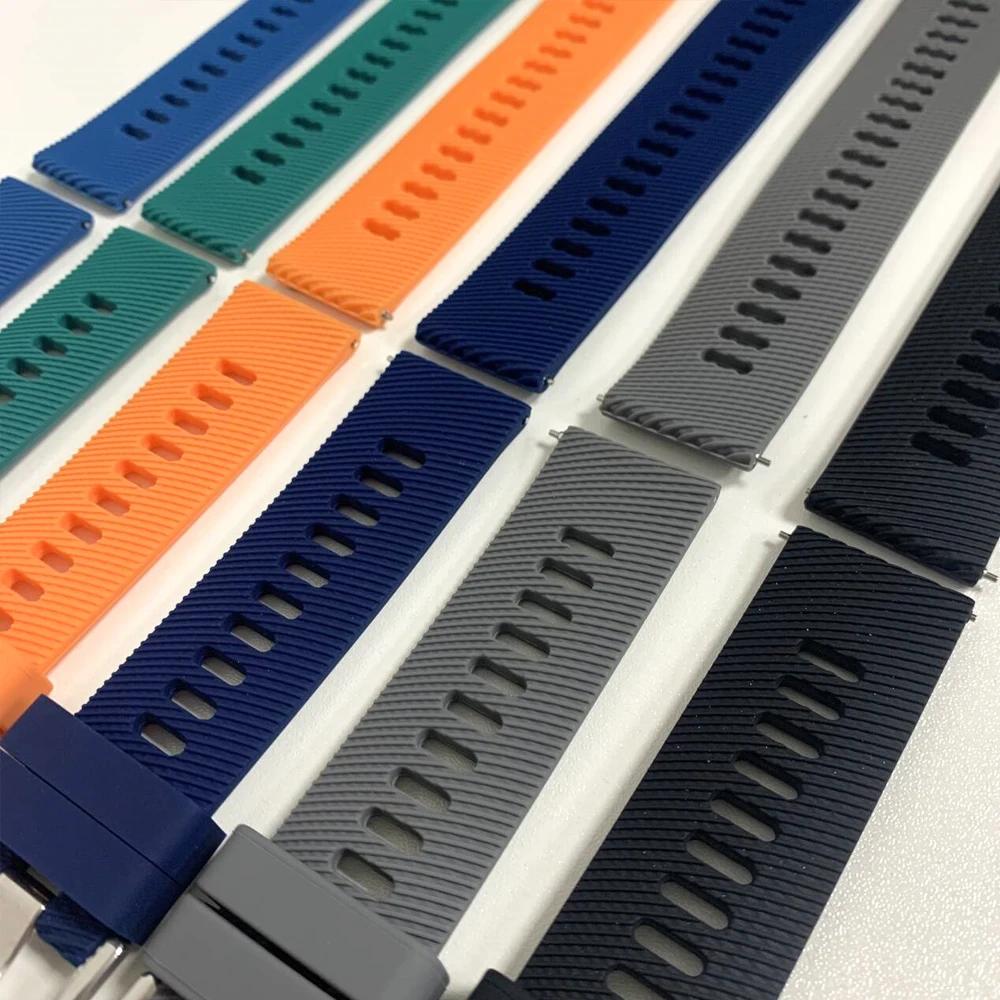 Silicone Wrist Band For TicWatch Pro 3 Ultra GPS/2020 GTH 2 S2 E 2 E3 GTX GTW Strap Accessories 20mm 22mm Sport Replace Bracelet