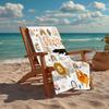 Custom Name Ultra-Soft Beach Towel with Animals Theme,Ideal for Pool - Camping, Diving - Perfect Travel Essential, Vibrant Beach Towel.