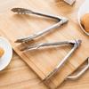 Stainless Steel Barbecue Locking Tongs Washable Serving Clip Wear-resistant Lightweight Rustproof Pliers BBQ Grill Baking