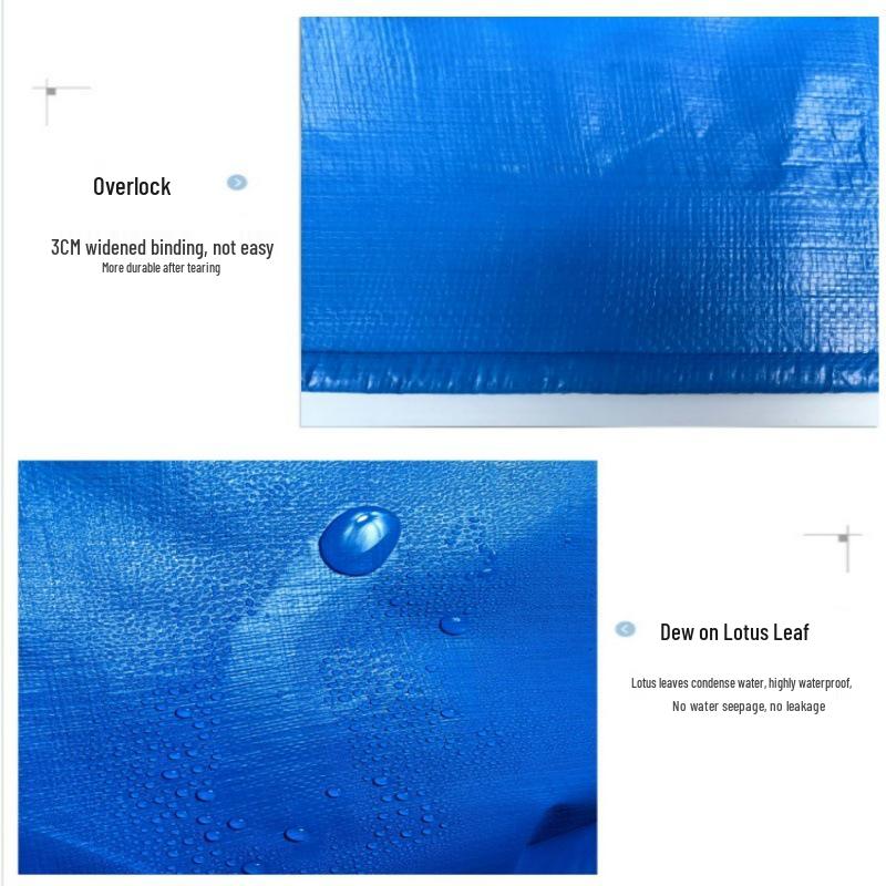 Durable Outdoor Waterproof Sunshade Tarpaulin - Anti-aging PE Rainproof Fabric