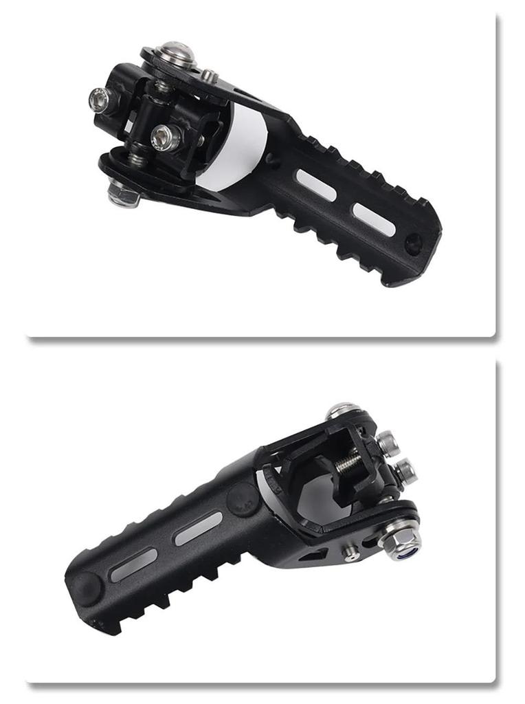 CRF1000L CRF1100L Motorcycle Highway Front Foot Pegs Foldable Footrest Clamp Accessories Motorcycle Foot Pegs