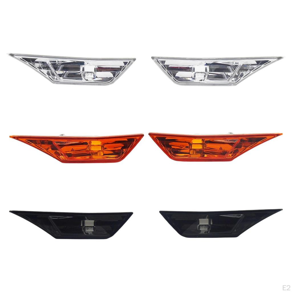 1 Pair Front Marker Lights 34300-Tet-H01 34350-Tet-H01 Indicators Lamp Lens 2016 Coupe