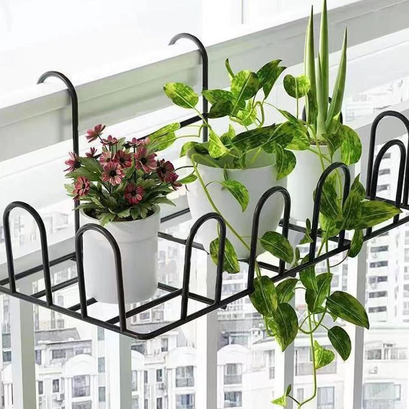 Balcony Drying Rack Multi Functional Indoor And Outdoor Shoe Drying Railing Windowsill Hanging Minimalist Clothes Storage Stand