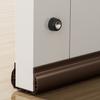 93CM Door Bottom Sealing Strip with Brush Under-Door Sweep Weather Stripping Light Noise Dust