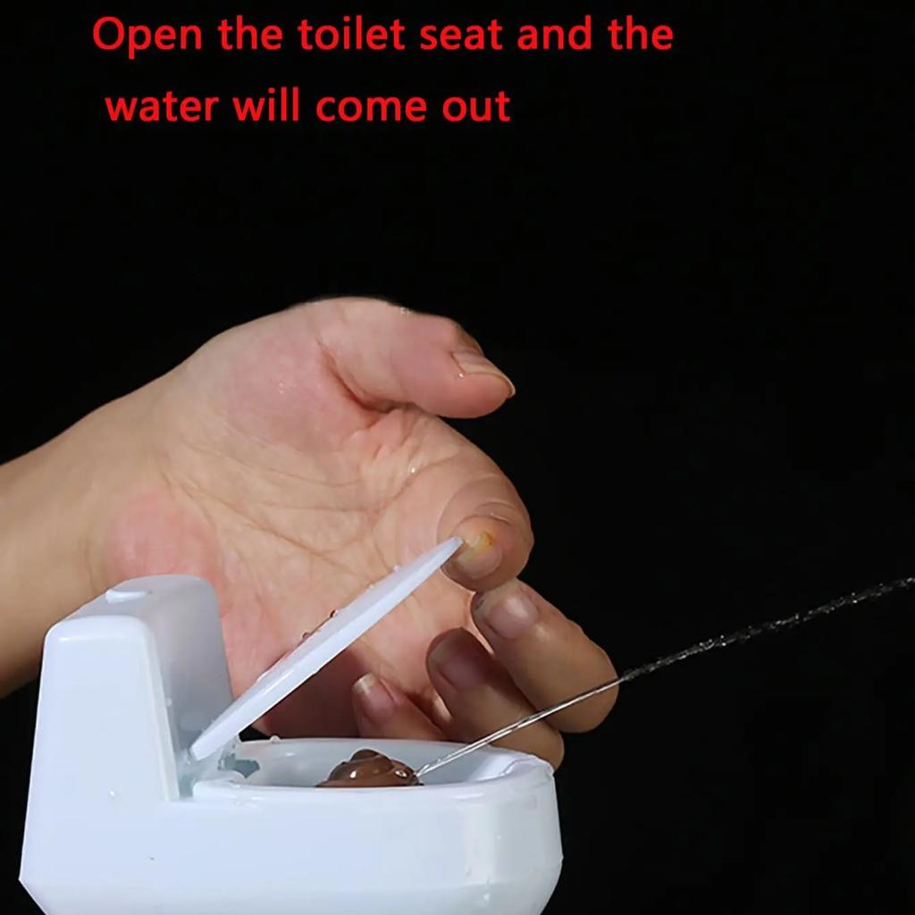 1pc-Novel Interesting Poop Spray Prank Toy Joke Cary Toys Mini Sprinkler Toilet Spray Gun Simulation Toilet Toy