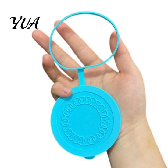 Silicone Can Lids Yogurt Jar Lid, Reusable Leakproof Sealing Lid for Food Cover Glass Jar, Milk Bottle, Dishwasher Safe Canning