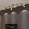 Lamp Modern Luxury Gold Track Spotlights Flush Mount Ceiling Light Fixture Living Room Wall Aisle Bar Gu10 Tracking Light Kit