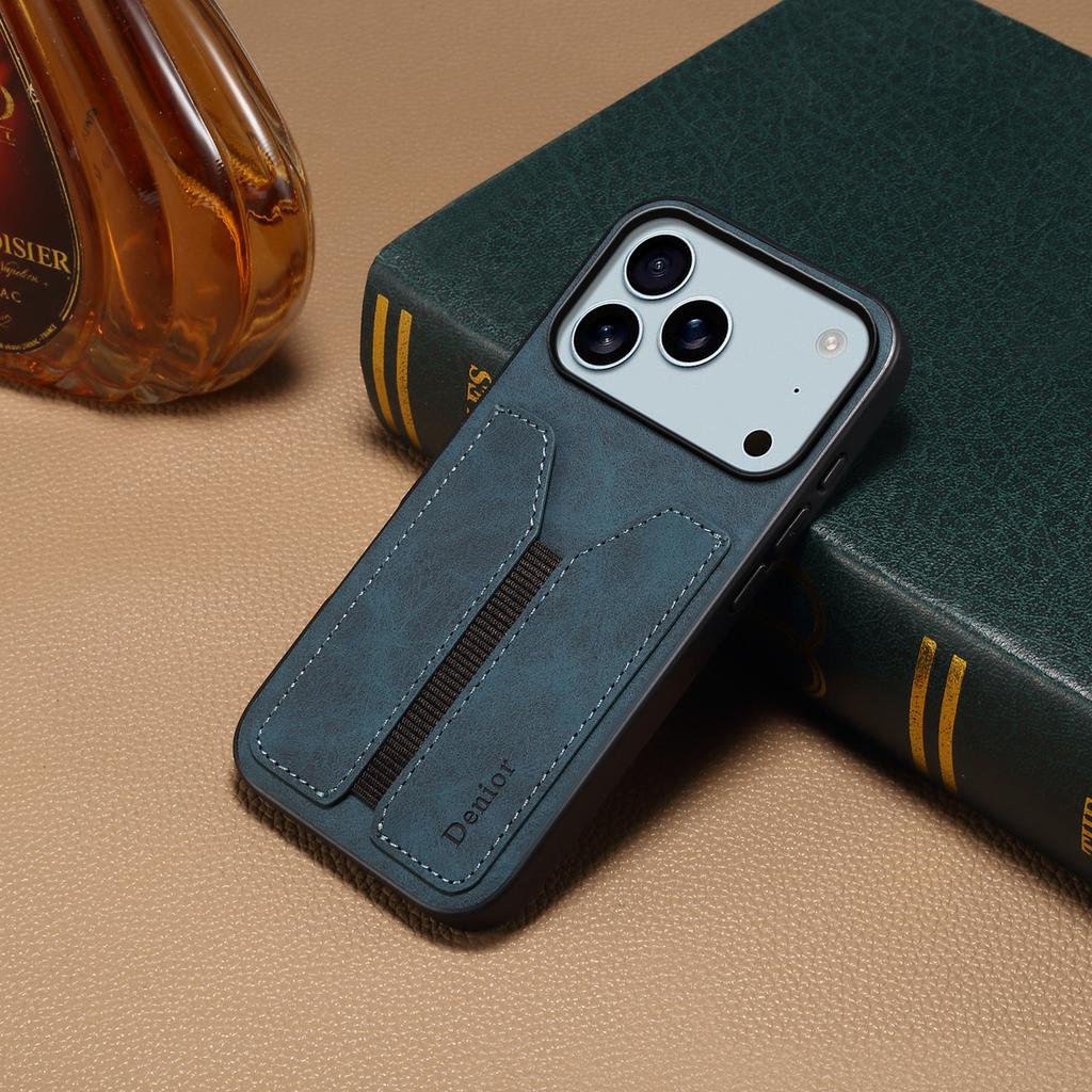 EUCAGR Luxury Wallet Phone Case Card Holder PU Leather Pocket Cover For iPhone 17E 17 Pro Max 17Air 17Pro Soft Back Cover