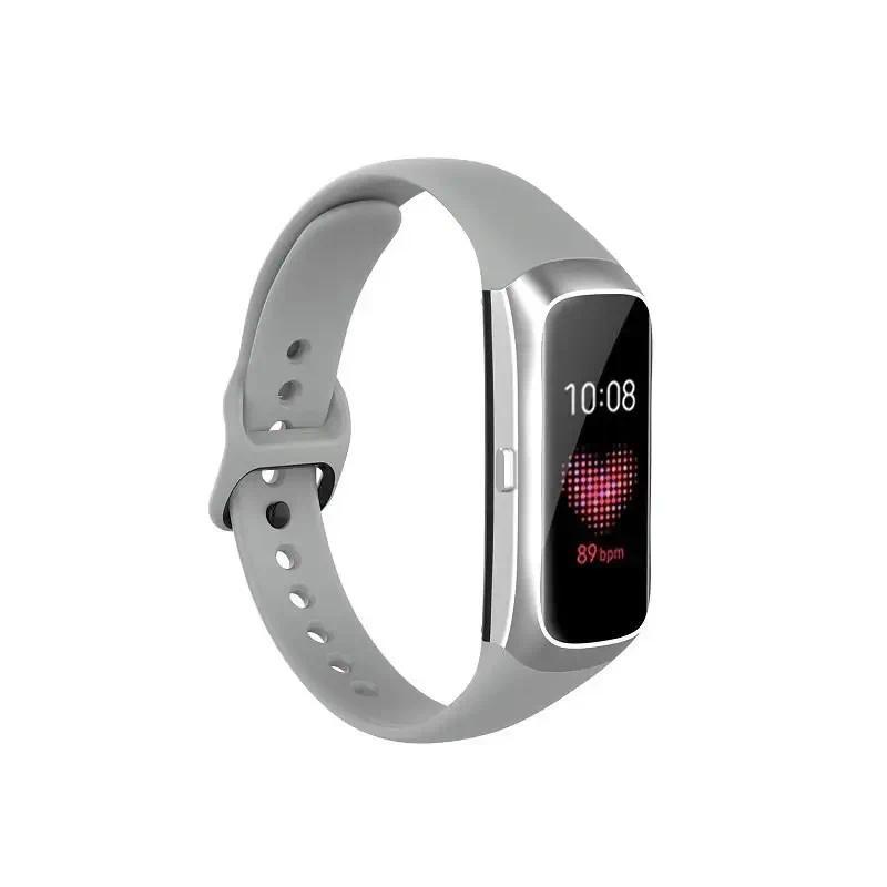 Náhradní náramek pro Samsung Galaxy Fit SM-R370, prodyšný, měkký silikonový řemínek na hodinky, řemínek pro Galaxy Fit R370