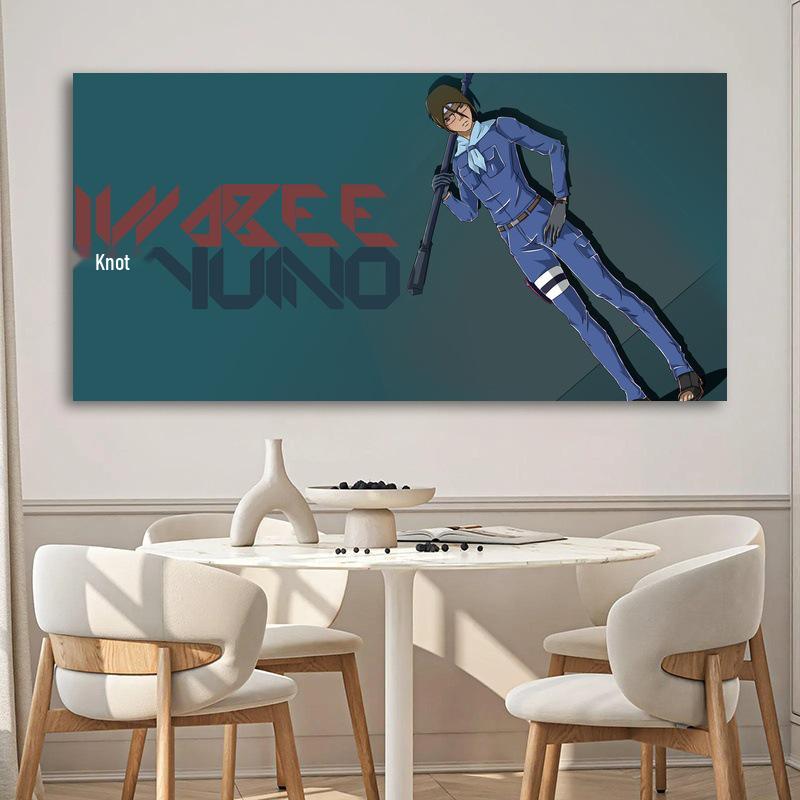 

Naruto Anime Double Character Snow Scene Umbrella Canvas HD Dorm Bedroom Soft Decoration 40X20【PP Poster with Adhesive Backing】