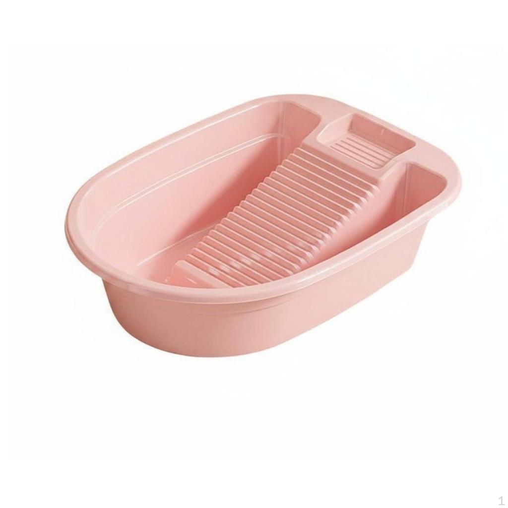 Thickened Washboard Basin Large Capacity Household Item Stackable for Students