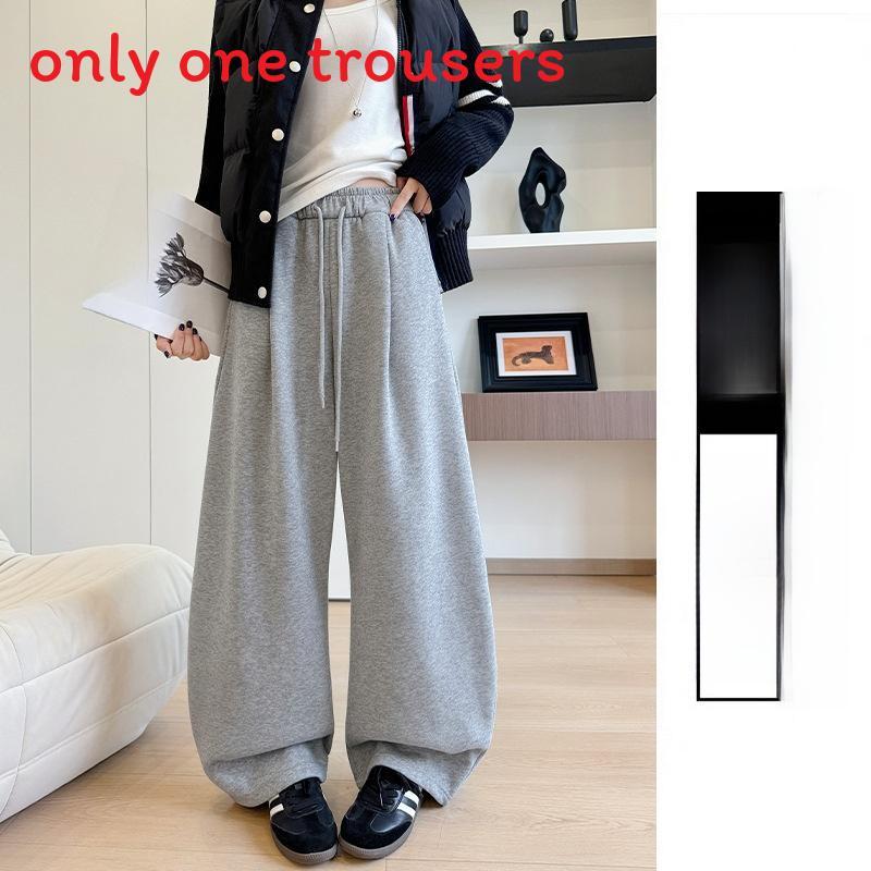 Girl High Waist Flared Pants With Cotton Polyester Fabric For Fall Winter Casual Wear