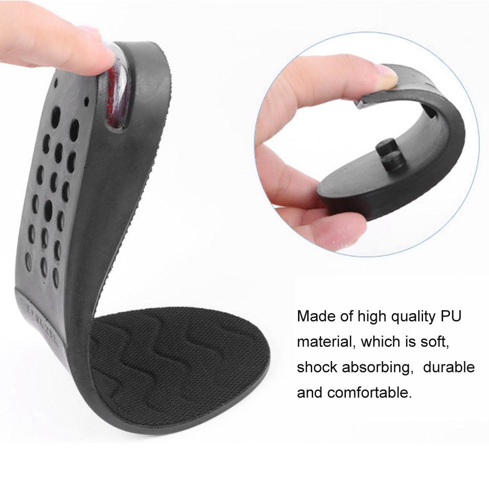 Height Increase Insoles Sport Shock Absorbing Heel Lift Height Taller Shoes Pad