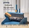 Magnetic Folding Broom & Dustpan Set - Enlarged & Thickened Design