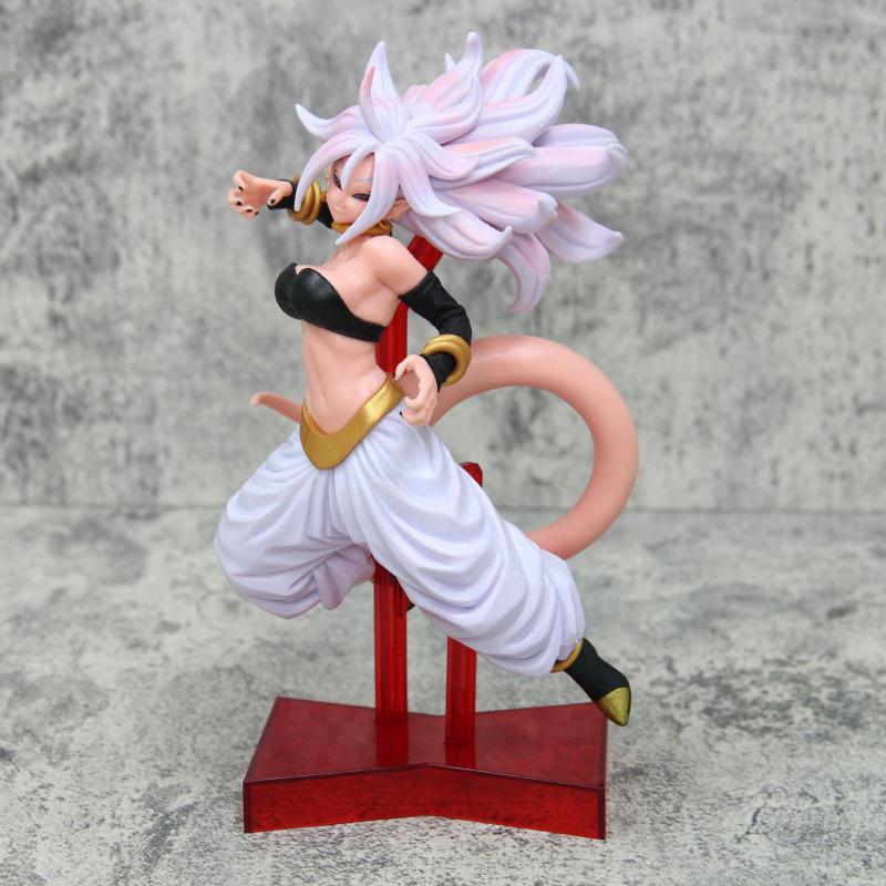 Animation Dragon Ball Figure Female Buou Theater Edition Artificial Man No. 21 Desktop Surprise Ornament Statue Model Pick Up