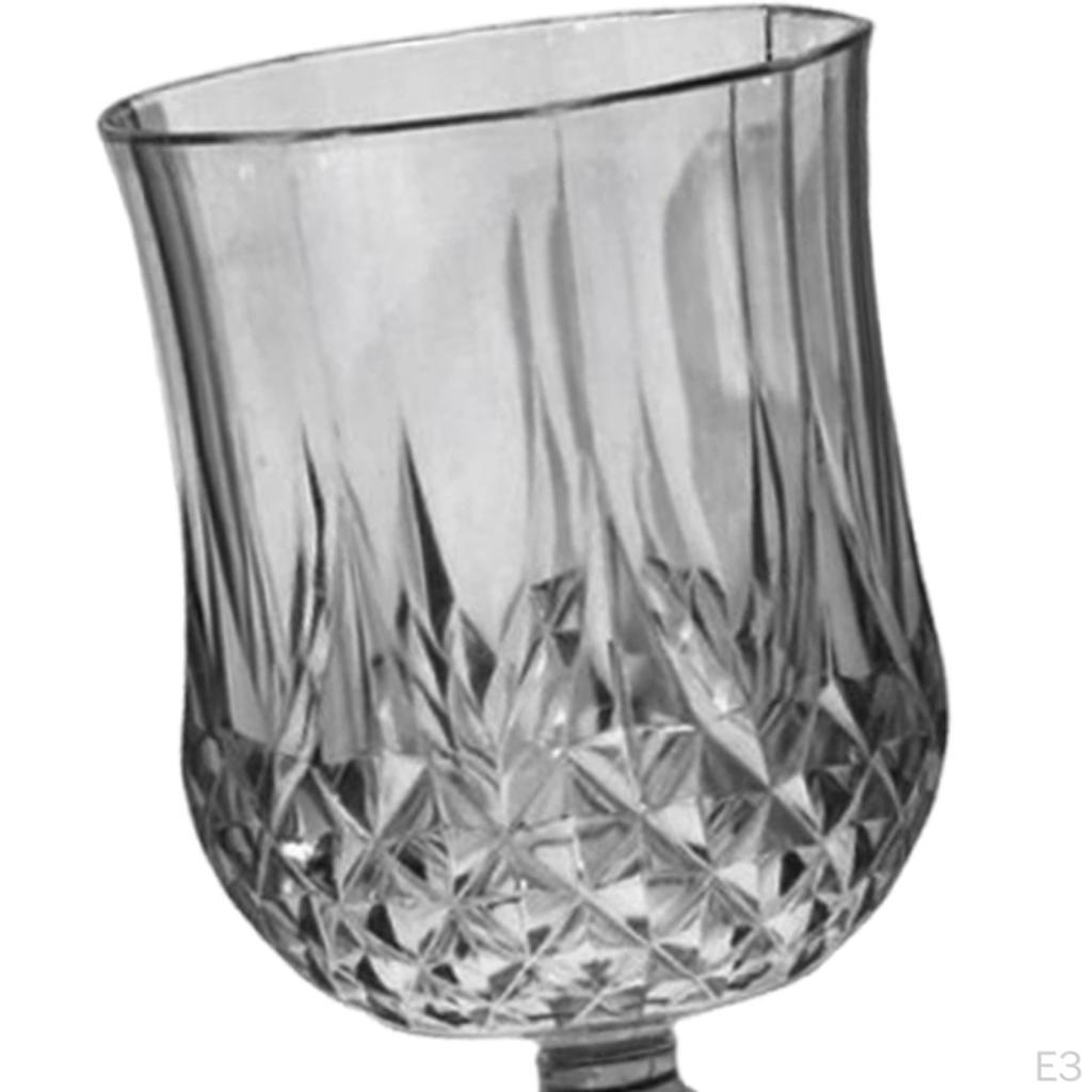 Acrylic Goblet Cup Home Decoration Unique Versatile Drinking Drinkware for Wedding Restaurant
