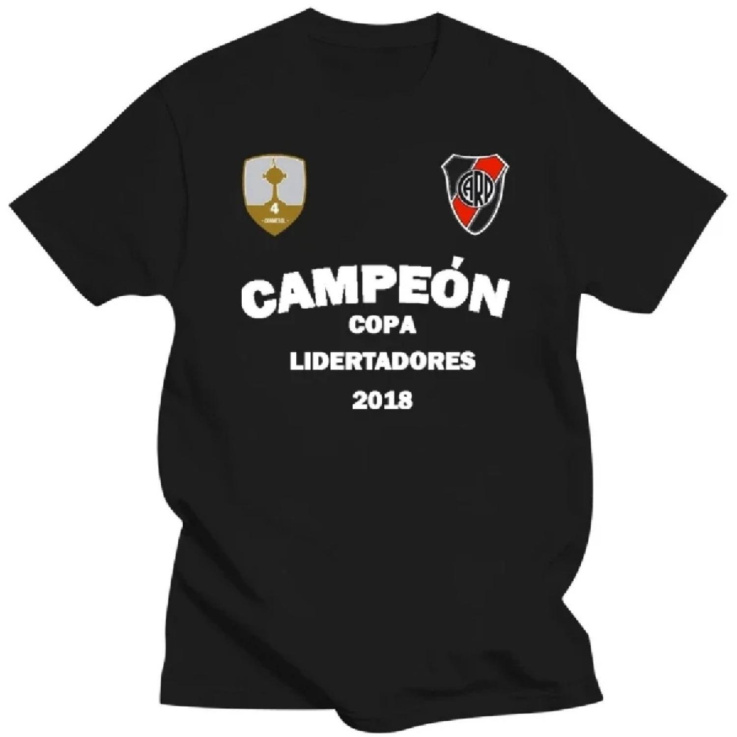 

Get Now River Plate Argentina Remera Tshirt Campeon Libertadores 18 Unisex T-Shirt manga vintage anime clothes tee shirt homme XXXXXL чорний