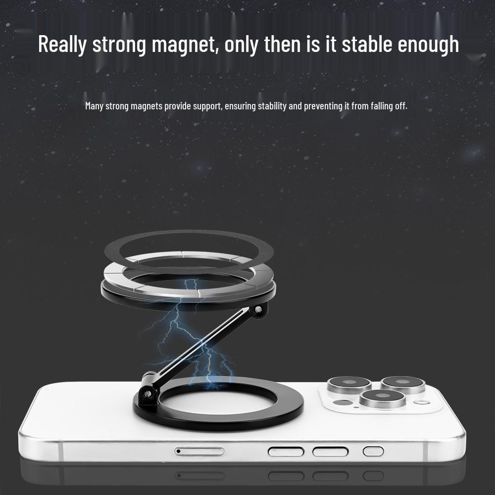 Foldable Double-Sided MagSafe Magnetic Phone Holder for Desktop