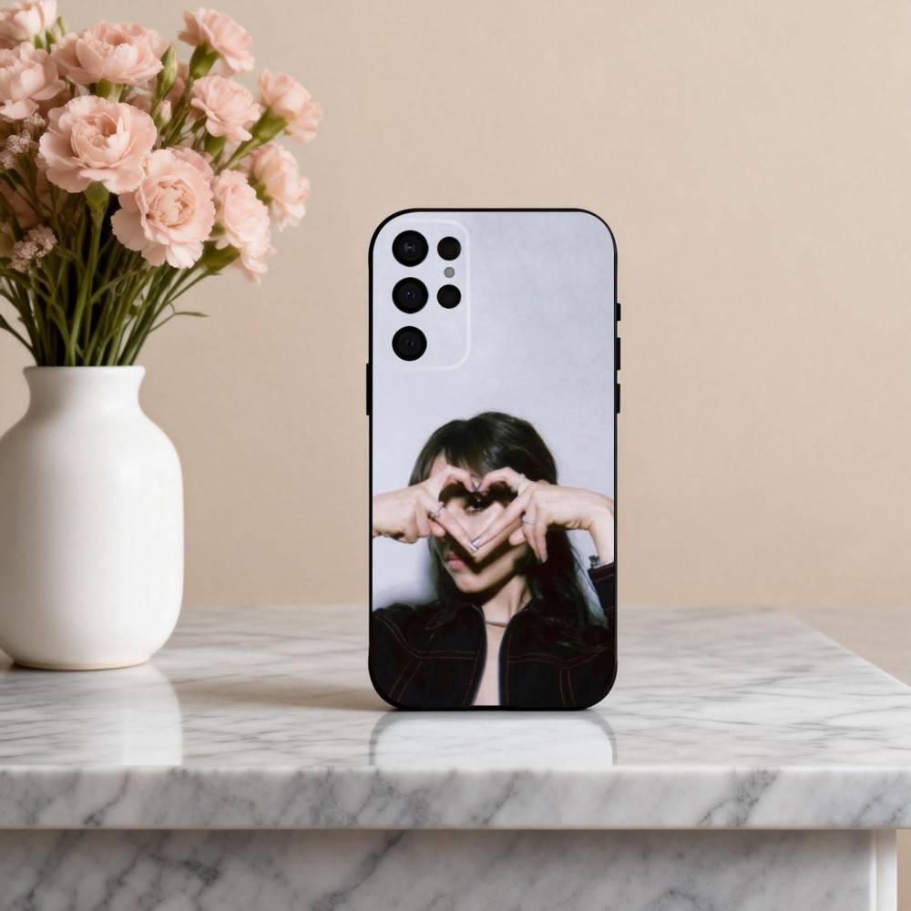 Spunky J-Jenna O-Ortega Actress Phone Case For Samsung S25,S24,S21,S22,S23,S30,Ultra,S20,Plus,Others Soft Black Cover