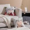 Japanese anime lInuyasha Cushion Cover Pillowcase Short Plush Invisible zipper Room Sofa Cushion Cover
