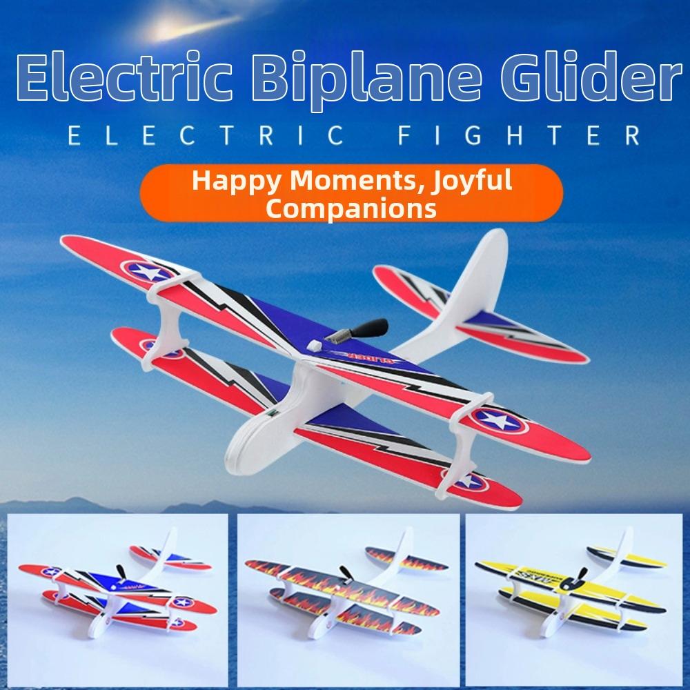 High Quality Ligthweight Children'S Hand Throwing Aircraft Multistyles Eva Airplane Glider Toy Model Diy Assemble Airplanes Toys