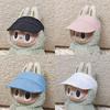 Doll Cap for Dollhouse Miniature 17cm Labubu Color Match Hat Kawaii Cute Doll Accessories Kids Girls Toys