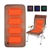 4 Zones Heated Seat Cushion Mat USB Electric Heating Pad Outdoor Camping Chair Heated Cushion 3 Gears Temperature Foot Warmer