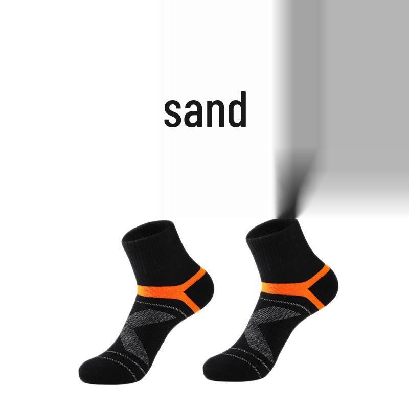 Herren Sportliche Baumwollsocken in Wadenlänge - Schwarz, Weiß, Grau