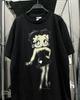 Vintage Betty Boop Kreslený Vtg 1995 Černé Unisex Tričko Přetisk S-5XL Unisex Tričko