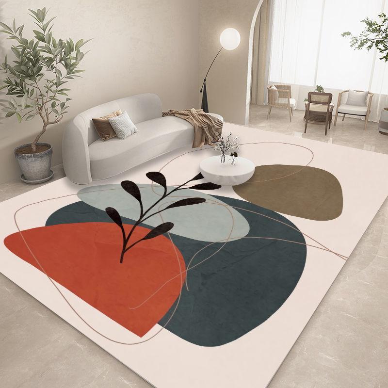 Living Room Carpet Simple Small Red Book Entry Splicing Sofa Coffee Table Blanket Bedroom Room Full Bed Side Resistant To Dirt