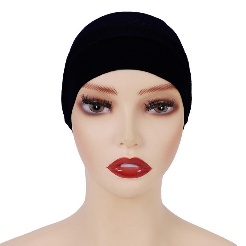 Women Soft Cotton Under Scarf Cap Turban Ready Wear Hijab Cap Female Headscarf Bonnet Hijabs Head Wraps For Women