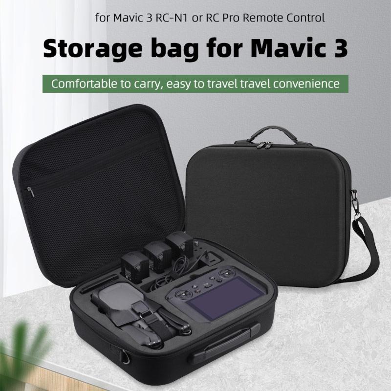 Storage Bag Portable Shoulder Messenger Bag Suitcase Carrying Box Luggage Compatible For Dji Mavic 3