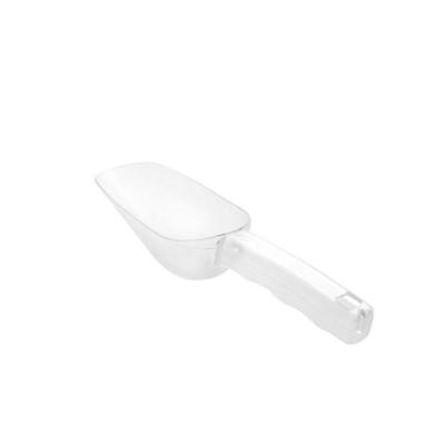Genomskinliga Plastisglasskopar Transparent Cirkulärt/Fyrkantigt Munstycke Isspade Mini Torrvaruskovel Multifunktionell