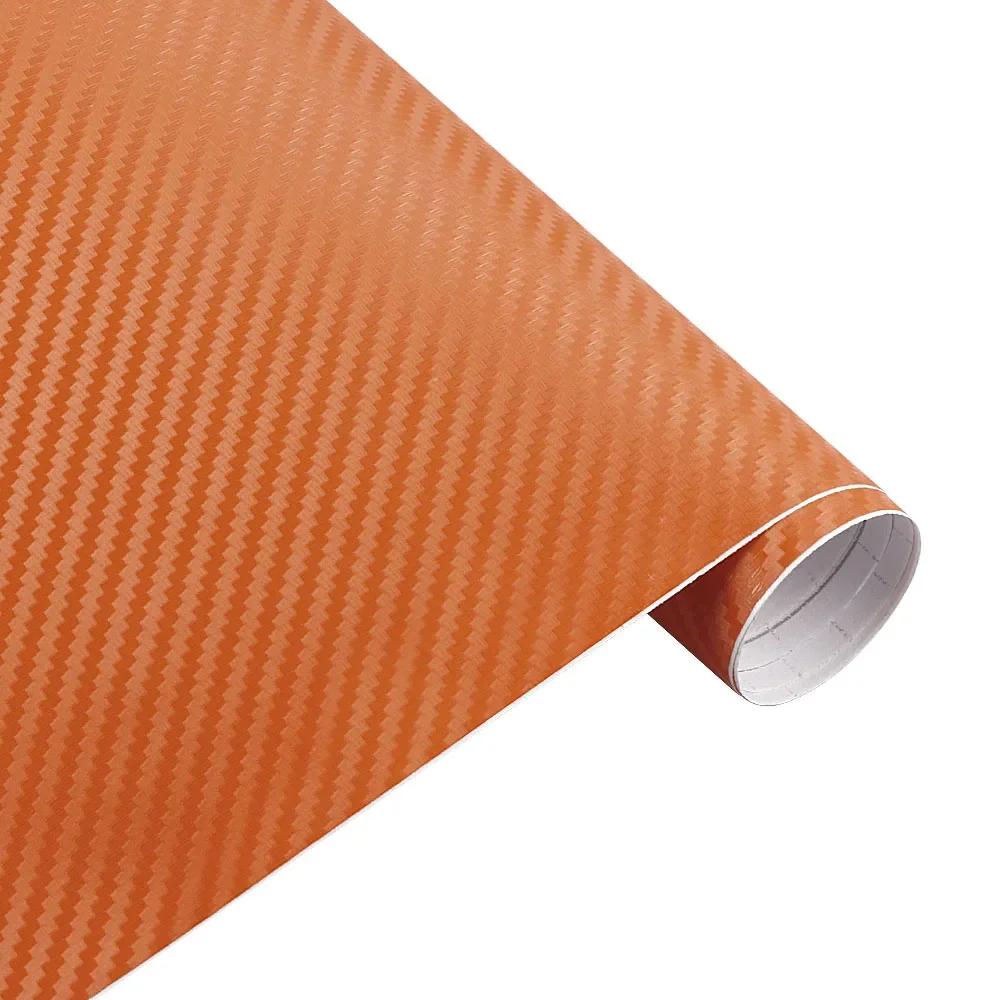 3D Carbon Fiber Vinyl Wrap Sticker 12 Colors Waterproof Film Motorcycle Auto Tuning Accessories Self-Adhesive Exterior Interior