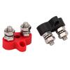 M8 Dual Heavy Duty Terminal Studs 48V Black Red with Copper Terminal Heat Shrinkable Tube Universal