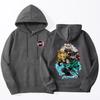 Demon Slayer Anime Hoodie Men Women Tanjirou Nezuko Sweatshirts Kimetsu No Yaiba Oversize Japan Anime Sudaderas Pullover