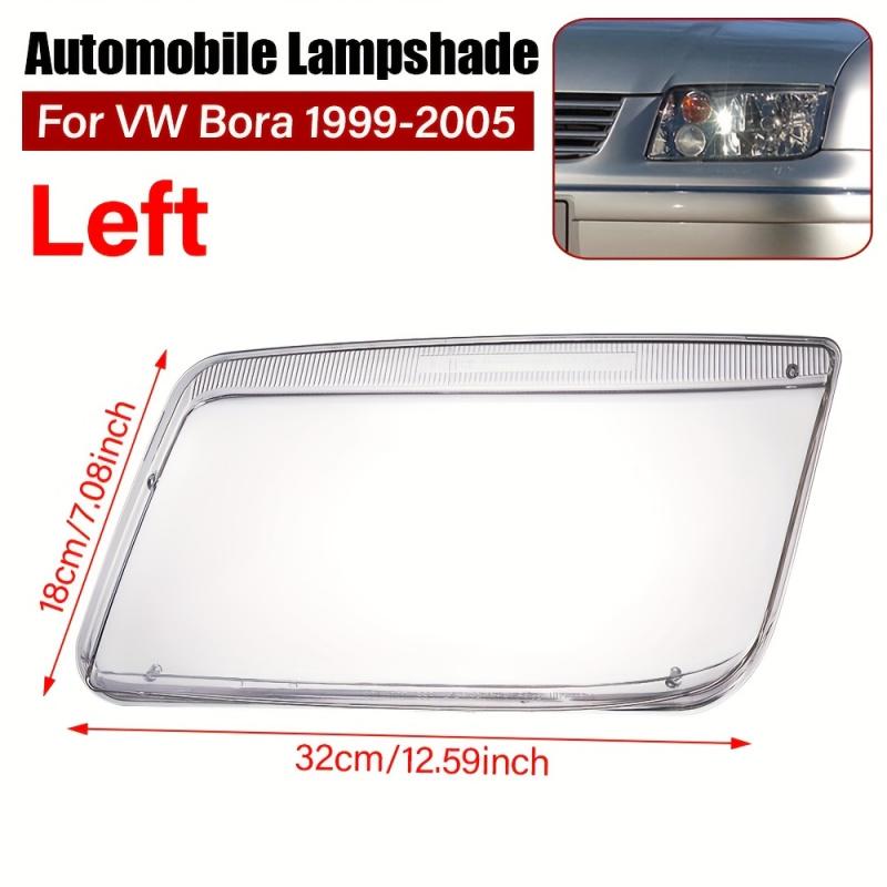 Autoscheinwerferabdeckung Passend für Volkswagen VW Bora Jetta MK4 1999 2000 2001 2002 2003 2004 2005 Transparente Autoscheinwerferabdeckung
