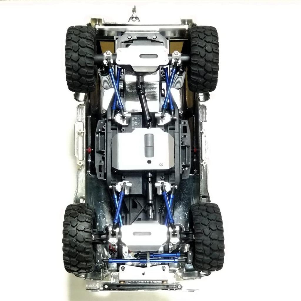 Kingfly Aluminum Body Holder for Tamiya CC-02 Modified 242mm Wheelbase Jeep Body