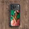 F-FridaS-S Fashion K-Kahlo Phone Case For iPhone 17,16,15,14,13,12,11,Pro,Max,Plus,X,XS,SE4,E,Mini Black Thickened border Case
