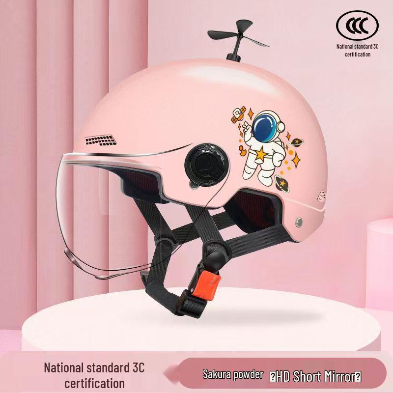 Adjustable 3C Electric Bike Helmet: Lightweight, Cute Design for Men & Women, All-Season Sun Protection