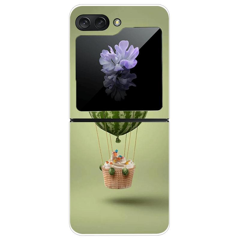 Clear Phone Case For Samsung Galaxy Z Flip7 Fashion Hard PC Silicone Cover For Galaxy Z Flip 7 5G ZFlip7 Transparent Protector