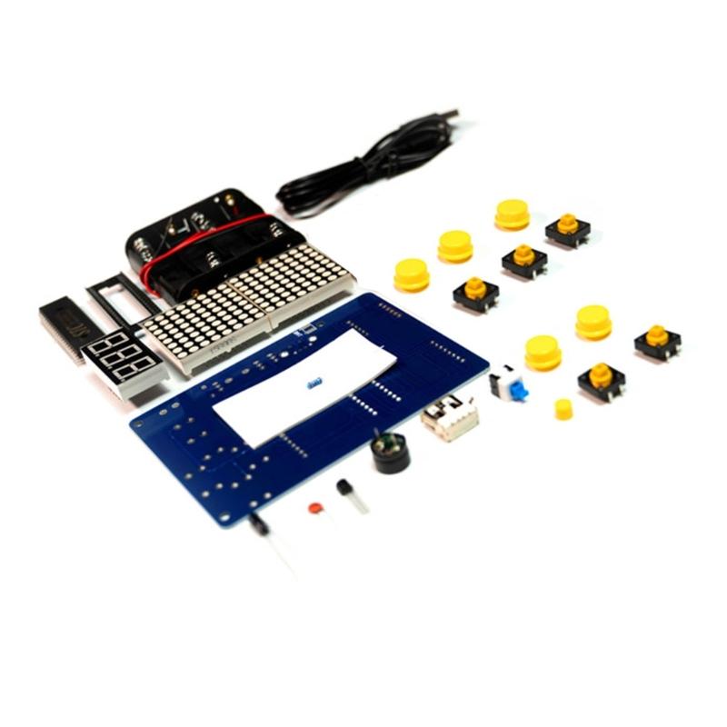

DIY Soldering Project Game Kit Electronic Soldering Kit with 4 Game and Acrylic Case, for Soldering Practice