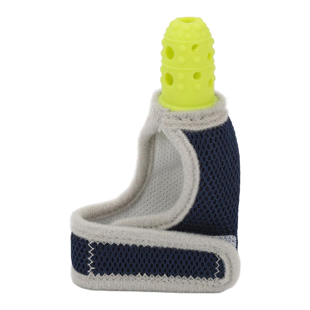 Silicone Stop Sucking Glove Soft Breathable Adjustable Wrap Sucking Thumb Protector Yellow
