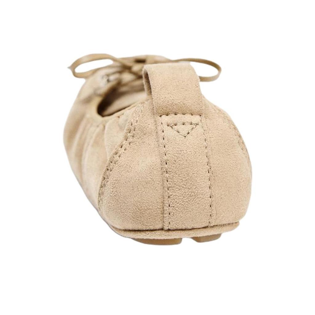 Zara Fashionable Comfortable Casual Flats Women Flats Sand-Brown 2825510107